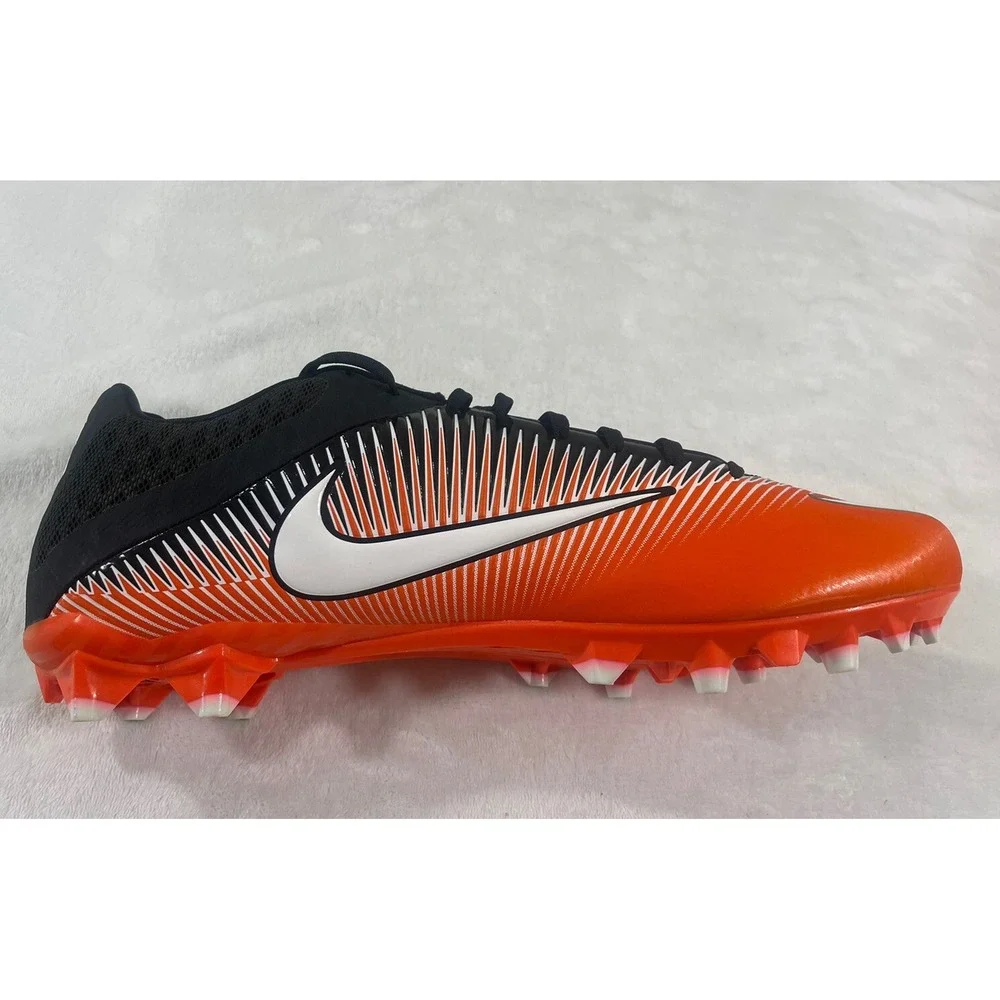 New Nike Vapor Speed 2 Low TD Football Cleats Sz‎ 16 Black Orange 846805-806
